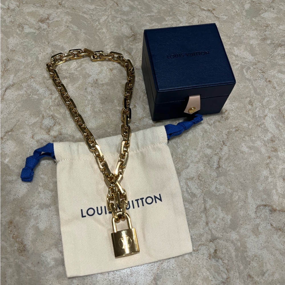 Louis Vuitton Gold Chain Necklace